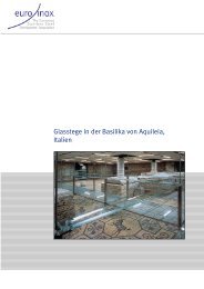 PDF: Glasstege in der Basilika von Aquileia, Italien - Euro Inox