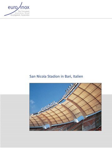 San Nicola Stadion in Bari, Italien - Euro Inox