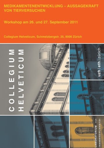 Programm - Collegium Helveticum - ETH Zürich