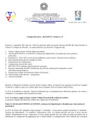 Collegio Docenti n. del 01/09//11 Verbale n. 33 Il giorno 1 settembre ...