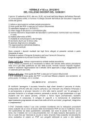 Verbale Collegio Docenti n. 2 del 12.09.2012