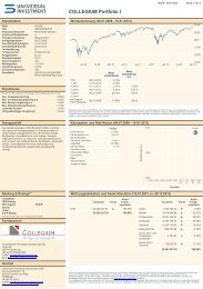 COLLEGIUM Portfolio I - Universal-Investment