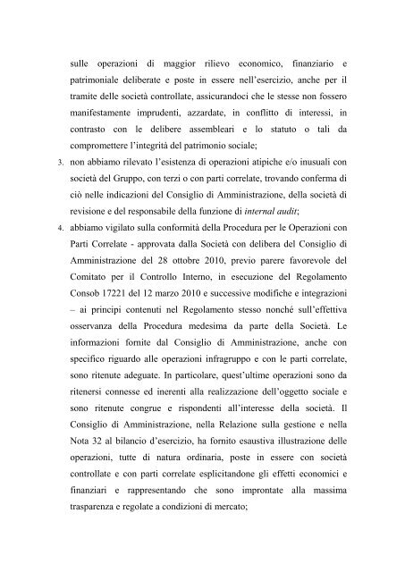 Relazione del collegio sindacale - Geox.biz