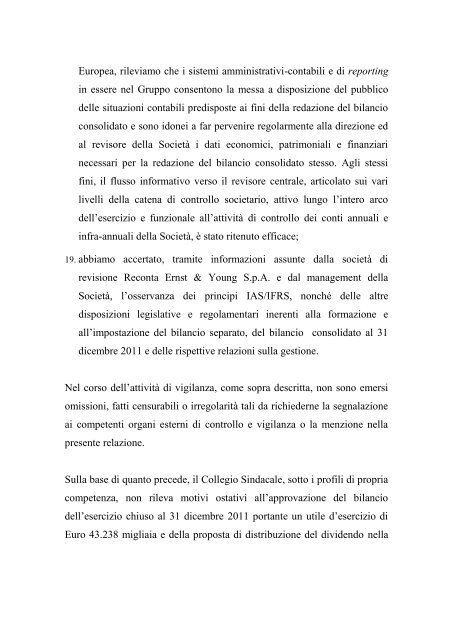 Relazione del collegio sindacale - Geox.biz