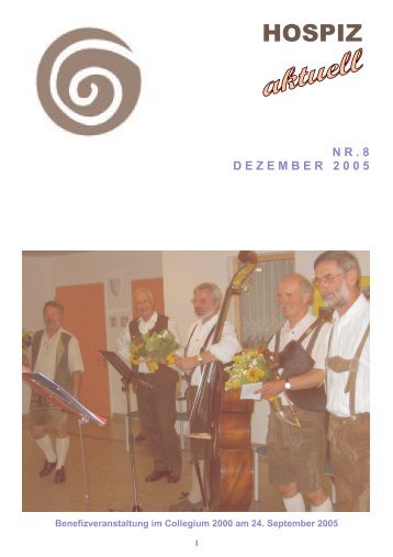 Nr. 8 / Dezember 2005 (ca. 3,1 MB - Hospizverein Kirchheim bei ...