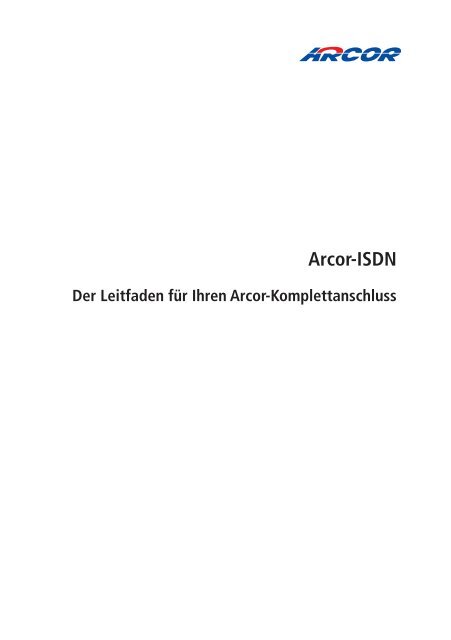 Leitfaden Arcor-Isdn