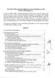 Relazione Collegio Sindacale a denuncia Amber ex ... - Fondiaria-SAI