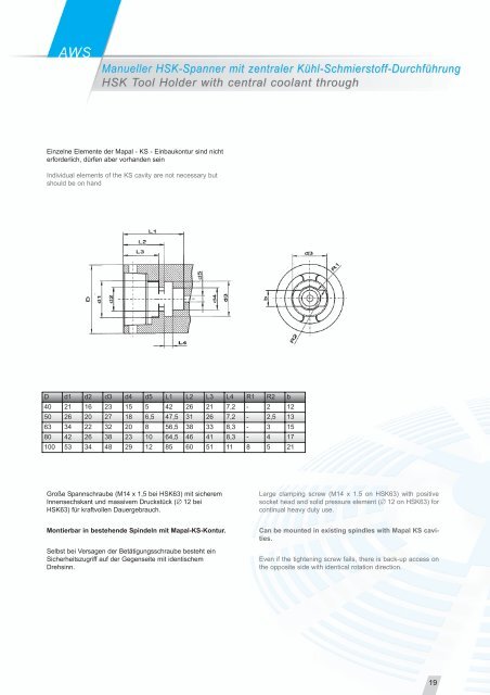 ORTLIEB Präzisions-Spannzeuge GmbH & Co ... - Centerline Inc