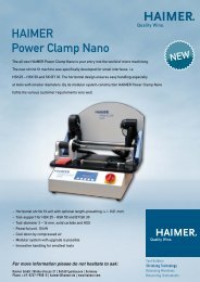 HAIMER Power Clamp Nano - Haimer GmbH