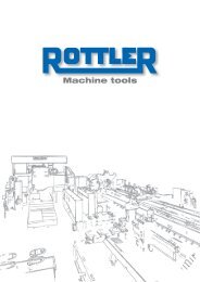 Machine tools - Rottler Werkzeugmaschinen