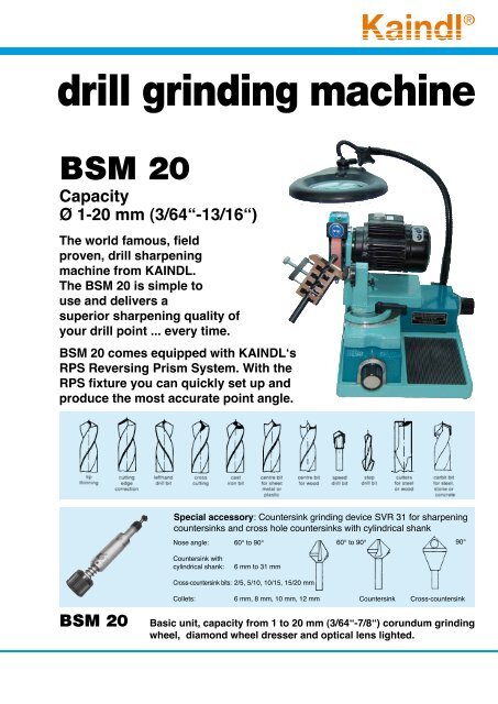 Countersink sharpening fixture deals