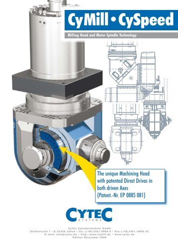 CyMill•CySpeed - CyTec Zylindertechnik GmbH NC-Fräsköpfe und ...