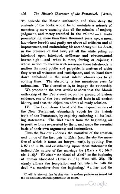 ne Hutoric Character of the Pentateuch. - BiblicalStudies.org.uk