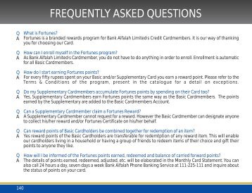 FREQUENTLY ASKED QUESTIONS - Bank Alfalah Limited