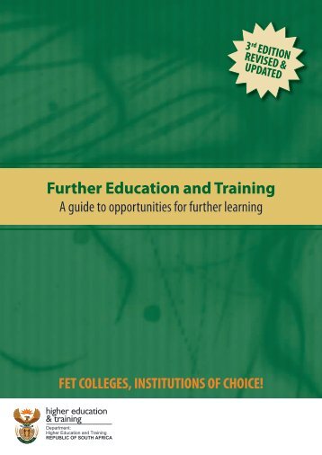 A Guide To Opportunities For Further Learning - Department of ...