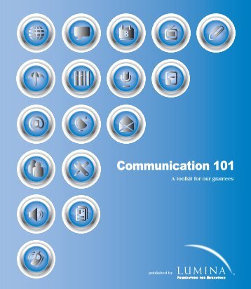 Communication 101 - Lumina Foundation