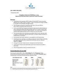 CQU FY09 Results Annct - 1 September 2009 - FINAL ... - Australia