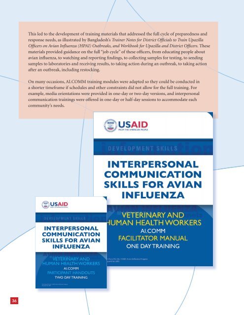 AI.COMM - Avian and Pandemic Influenza Resource Link