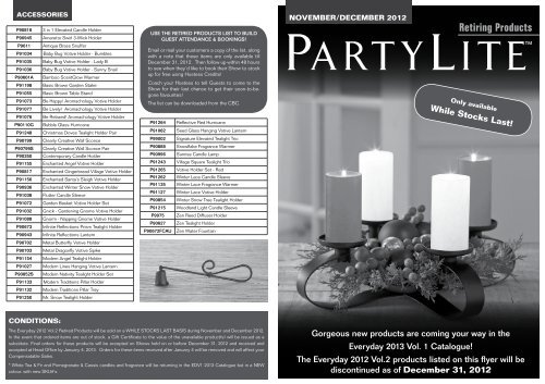 TÉLÉCHARGER CATALOGUE PARTYLITE 2012