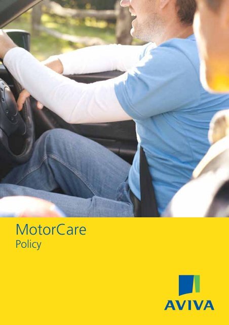 Car Policy Booklet Aviva