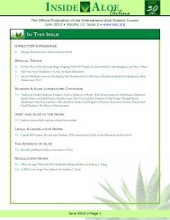 IASC Announces Newly Elected Officers - International Aloe Science ...