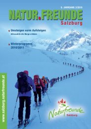 Winter 2010 / 2011 - Naturfreunde Salzburg