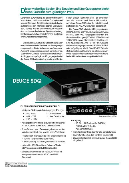 Dieser vielseitige Scaler, Line Doubler und Line Quadrupler bietet