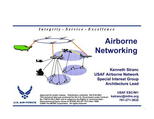 Airborne Networking - Mitre