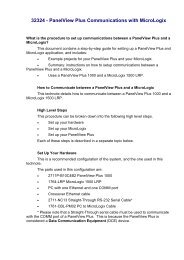 32324 - PanelView Plus Communications with MicroLogix