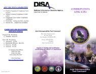 COMMON DATA LINK (CDL) - Joint Interoperability Test Command