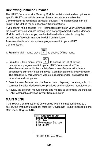 HART® Communicator - Emerson Process Management