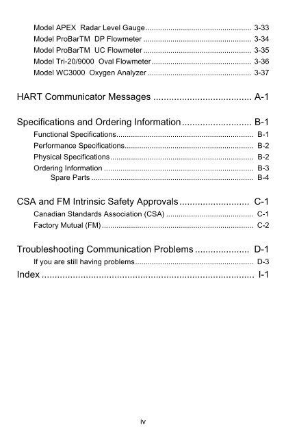 HART® Communicator - Emerson Process Management