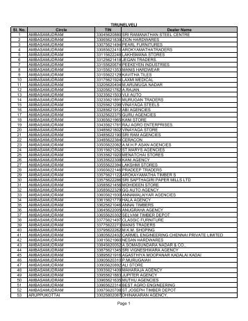 21754_efiling dlrs - Tamil Nadu VAT - Commercial Taxes Department