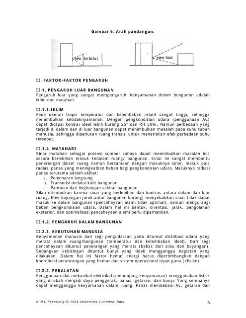 Pengaruh Pengkondisian Udara, - USU Institutional Repository ...