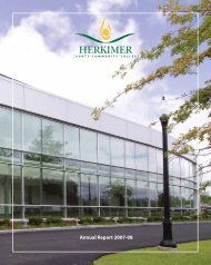 Annual Report 2007-08 - Herkimer County Community College