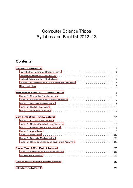 12th computer science syllabus 2013 pdf download