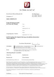 ED Flottenkarten - Abwicklung - Erich Doetsch Mineralölhandels KG