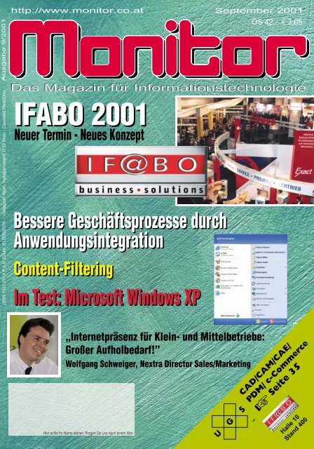 Die komplette MONITOR-Ausgabe 9/2001 können Sie