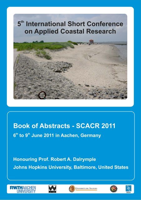 Book of Abstracts - Lehrstuhl und Institut für Wasserbau und ...