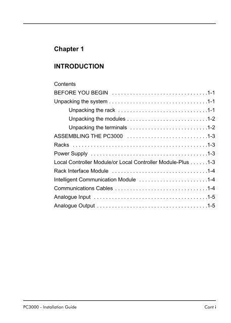 PC3000 Complete Installation guide iss 12 - Elektro-Trading