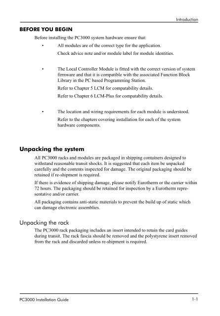 PC3000 Complete Installation guide iss 12 - Elektro-Trading