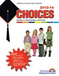 Guide to Elementary Schools - Jefferson County Public Schools ...