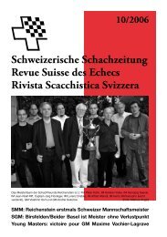 Schweizerische Schachzeitung Revue Suisse des Echecs Rivista ...