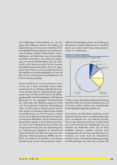 Geschäftsbericht 2002 - Raiffeisen Zentralbank Österreich AG