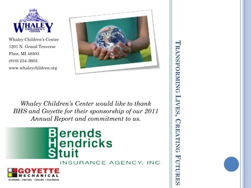 2011 Annual Report - Whaley Children's Center