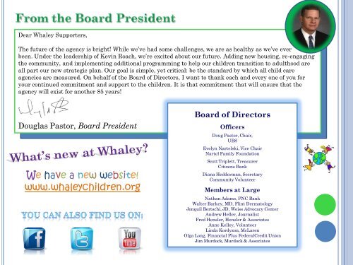 2011 Annual Report - Whaley Children's Center