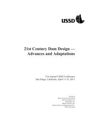 21st Century Dam Design — Advances and Adaptations - USSD