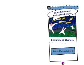 Enrichment Clusters - SAR Academy