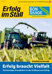 Mit Bonsilage habe ich die Erfahrung gemacht ... - SCHAUMANN