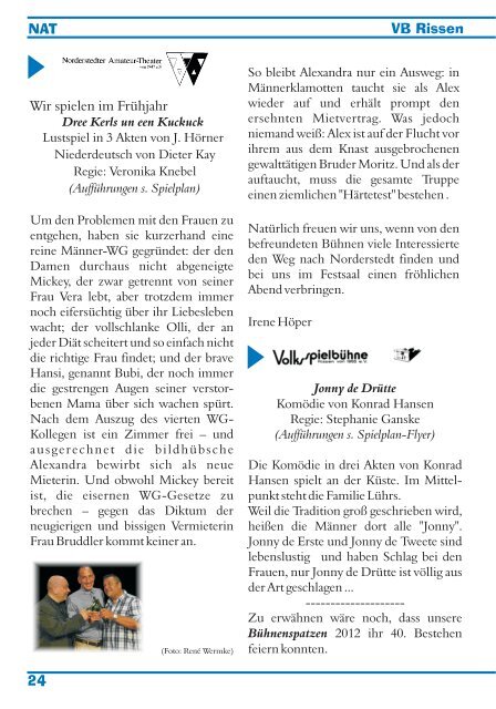 Bühne 2013.1_Nr.518 - Verband Hamburger Amateurtheater eV